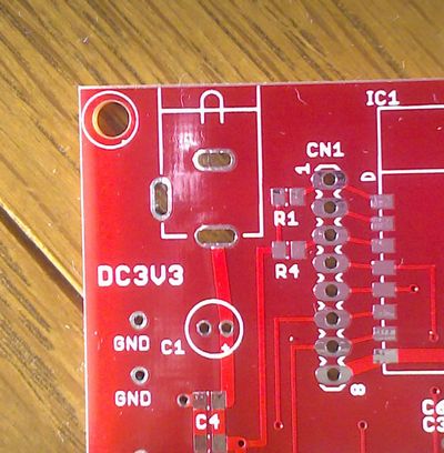 FusionPCB 角穴 長穴 DC Elecrow